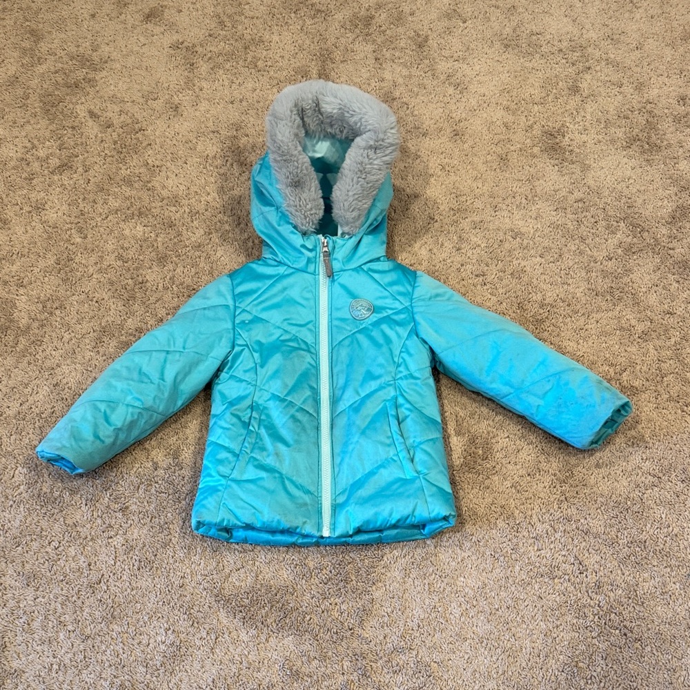 Girls Size 5 Blue Puffer Jacket